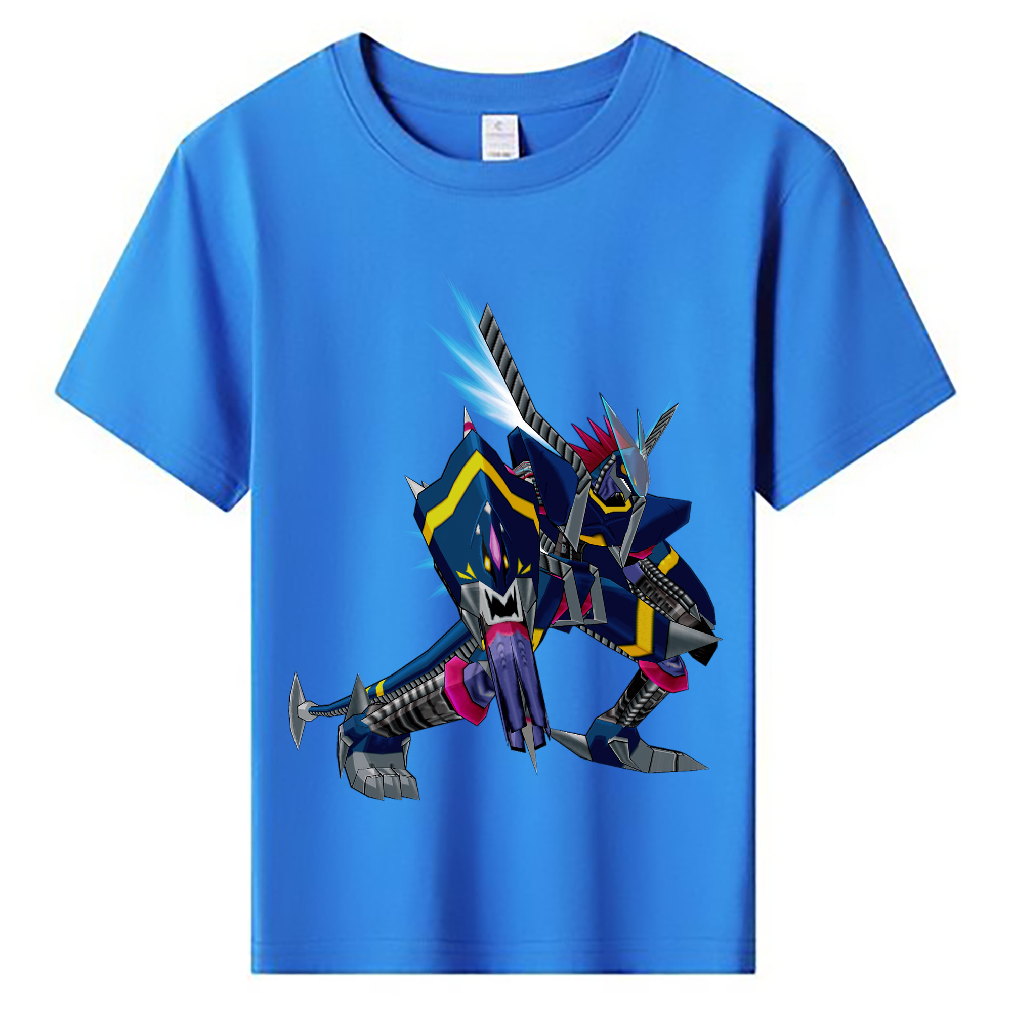 （画像用） Digimon デジタルモンスター/デジモン 綿100％キッズTシャツ（フロントプリント）